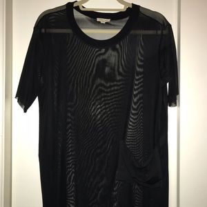 Urban Outfitters sheer oversized tshirt
